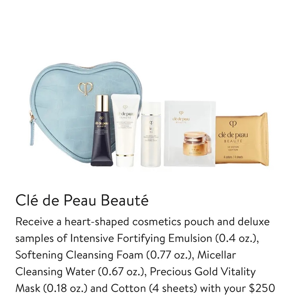 Cle de peau gift with purchase